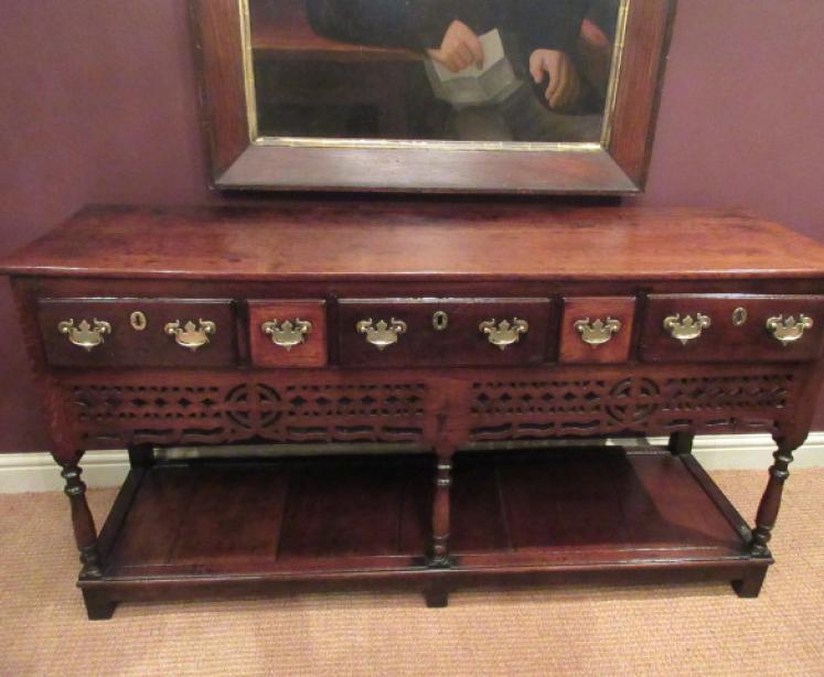 Superb George II Period Potboard Dresser Base - Image 1