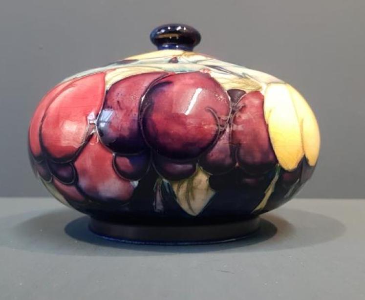 Moorcroft Wisteria Table Jar and Cover - Image 2