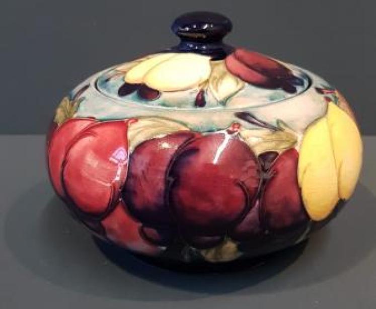 Moorcroft Wisteria Table Jar and Cover - Image 3