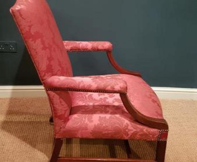 George III Gainsborough Chair - Image 5