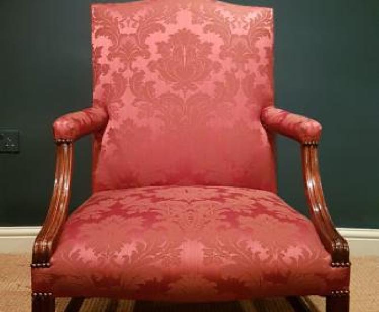 George III Gainsborough Chair - Image 7