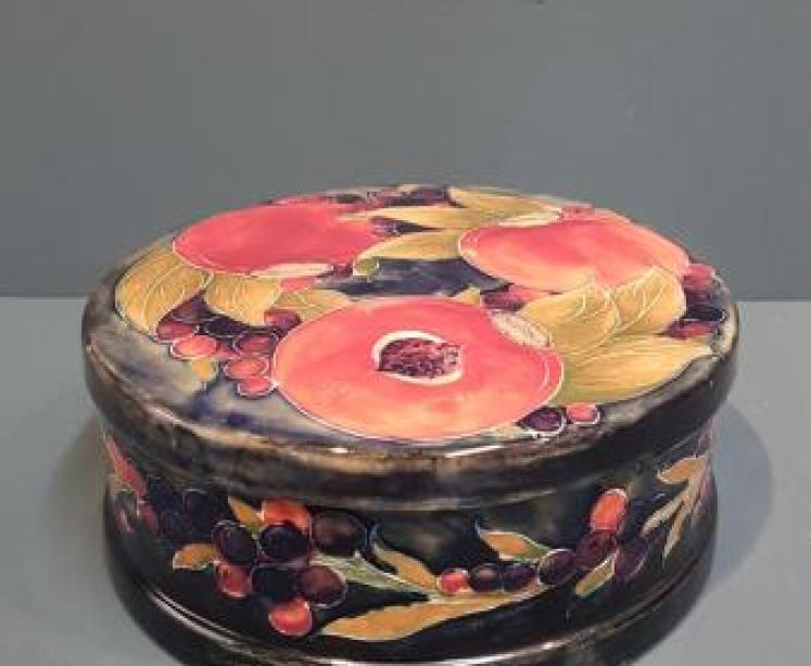Unusual Moorcroft Circular Table Box - Image 1
