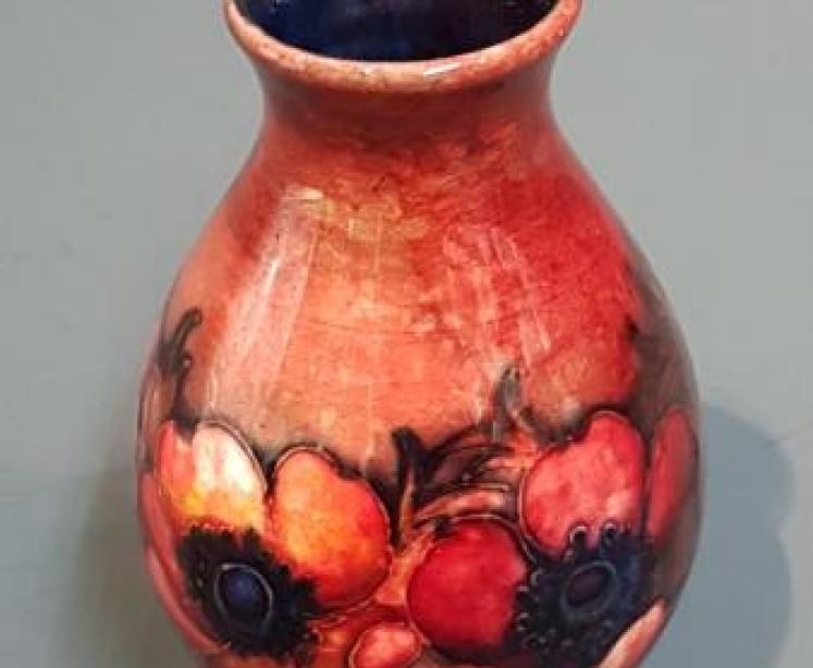 Moorcroft Anemone Flambe Vase - Image 6
