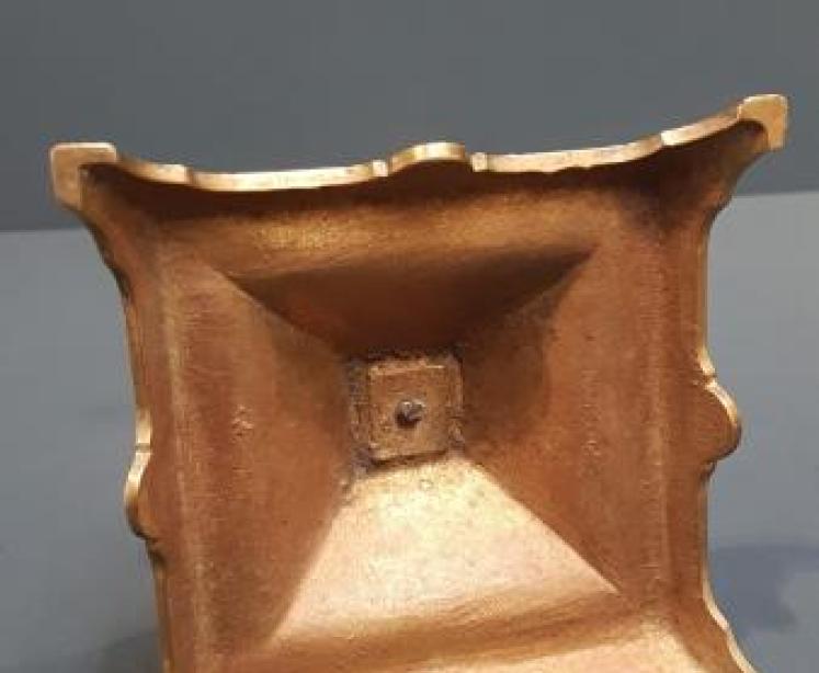 Pair Victorian Brass Candlesticks - Image 5