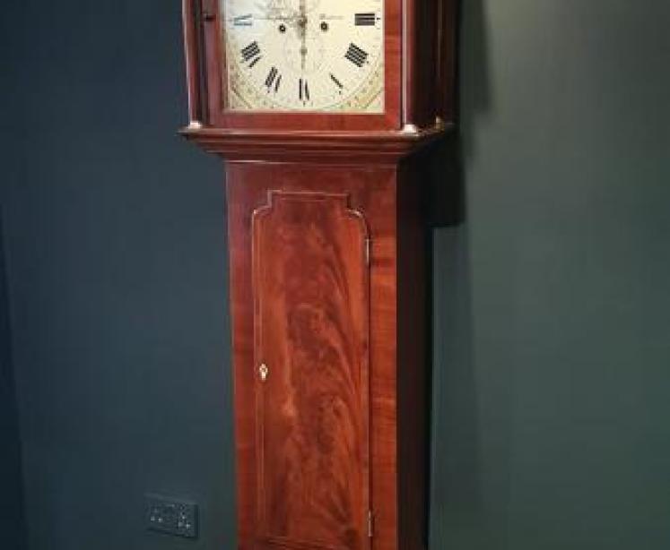 Small George III Scottish 8 Day Longcase Clock - Image 2