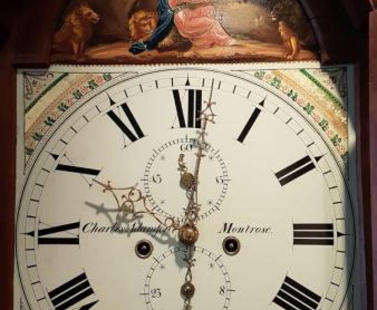 Small George III Scottish 8 Day Longcase Clock - Image 3