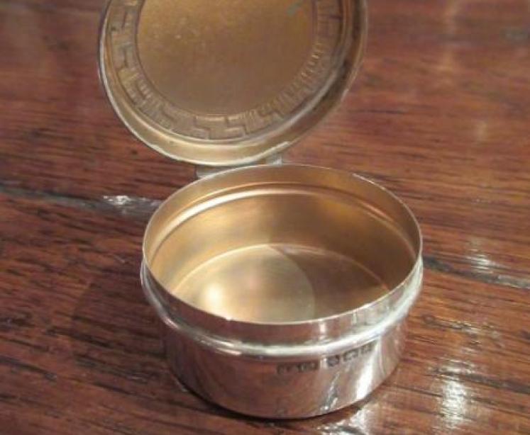 Immaculate Edwardian Silver Enamel Trinket Box - Image 3