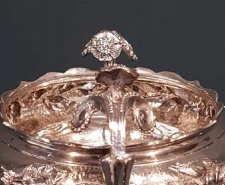 Superb Edwardian Period Cast Silver Centre Piece - Image 2