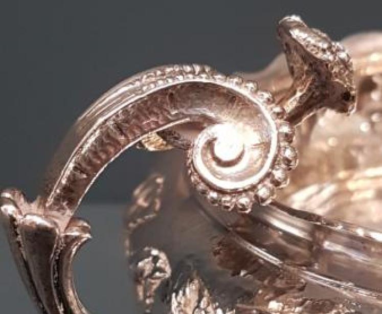 Superb Edwardian Period Cast Silver Centre Piece - Image 7