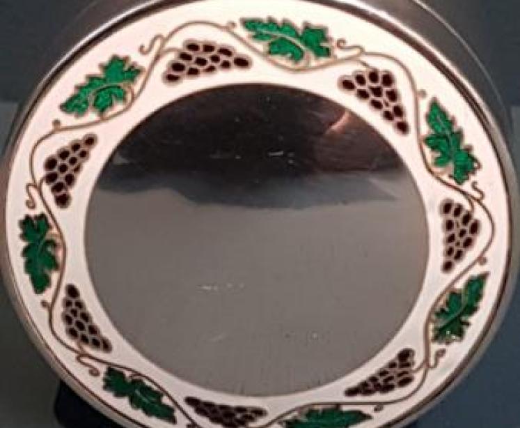 Edwardian Silver and Enamel Table Jar - Image 6