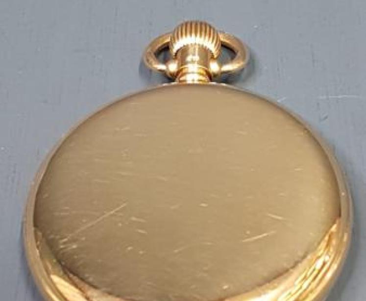 18ct Gold Hunter Pocket Watch by Benson - Image 4