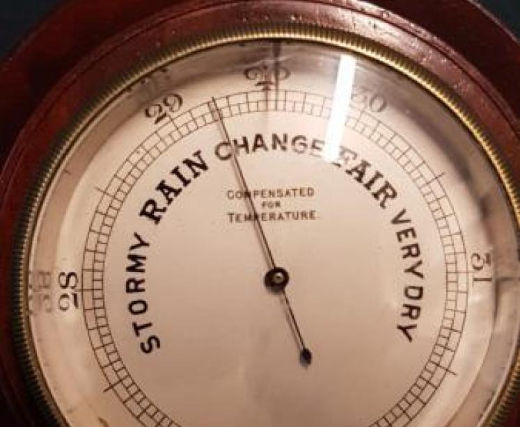 Victorian Desk Top Pocket Barometer - Image 6