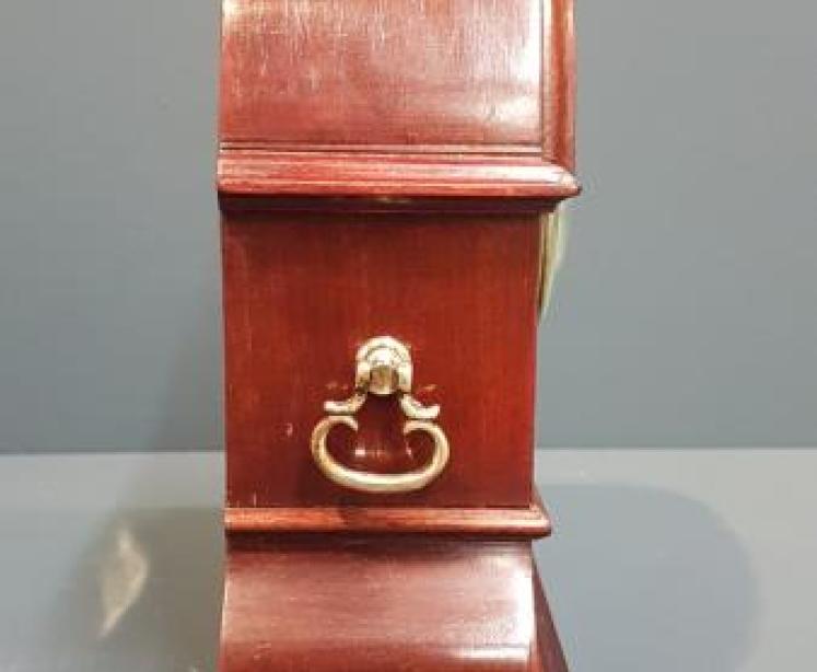 Edwardian Inlaid Mahogany Mantel Clock - Image 2