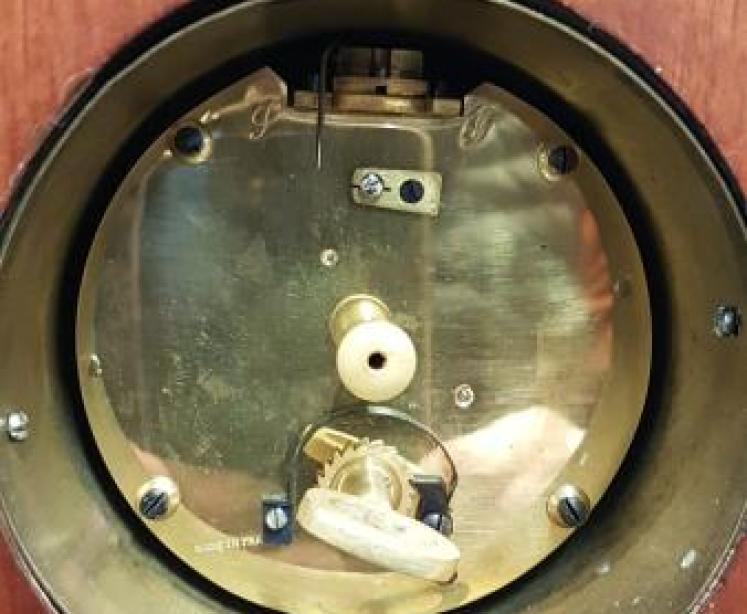 Edwardian Inlaid Mahogany Mantel Clock - Image 3