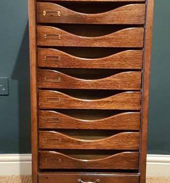 Edwardian Mahogany Filing Cabinet