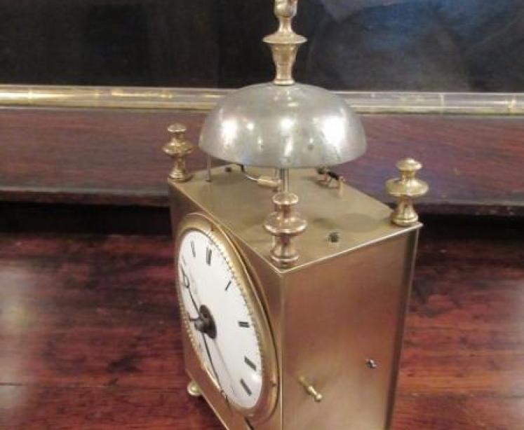Rare Late 18th Century French 'Capucine' Alarm Clock - Image 5