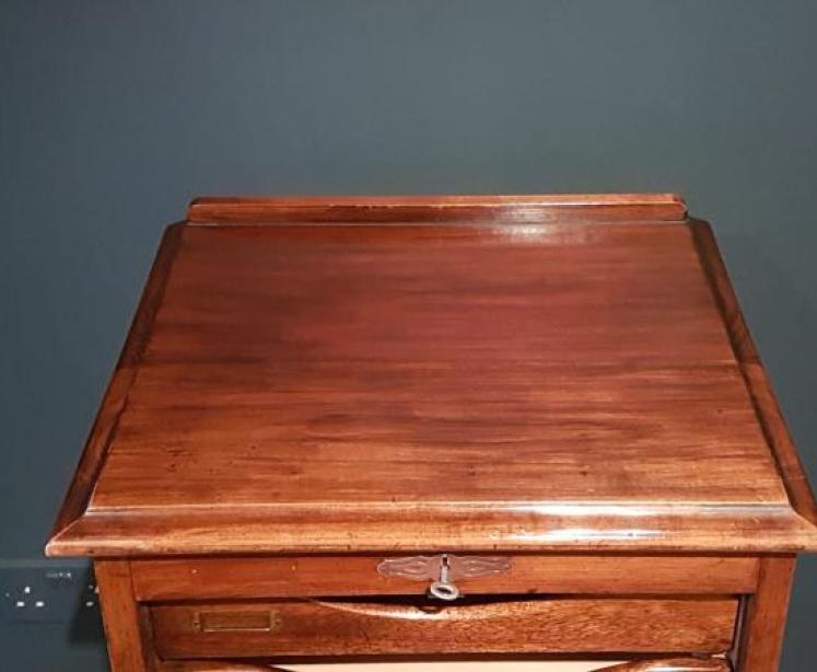 Edwardian Mahogany Filing Cabinet - Image 3