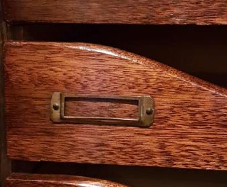 Edwardian Mahogany Filing Cabinet - Image 6