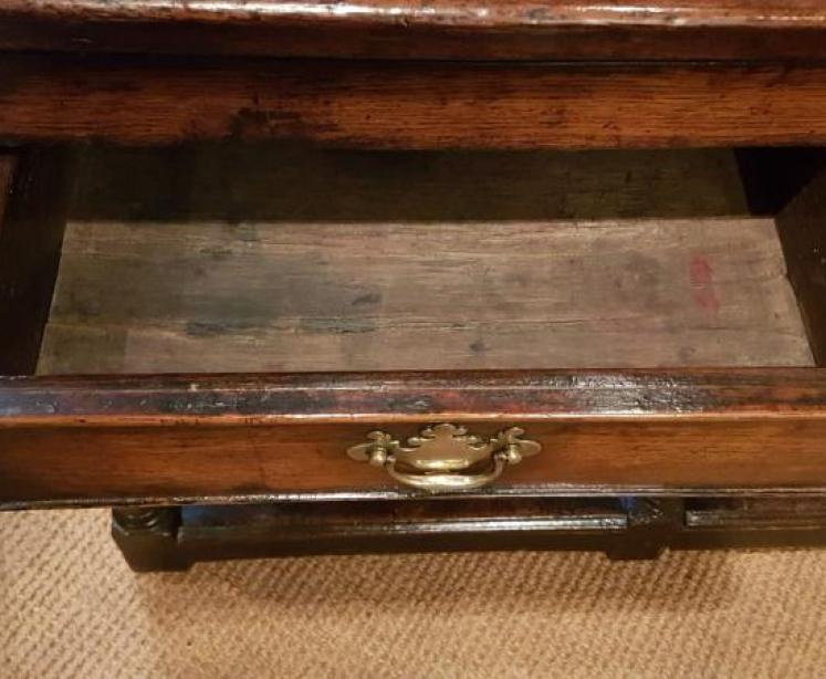 Outstanding George II Oak Open Pot Board Dresser - Image 5