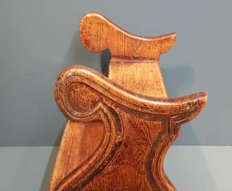 Set of Victorian Oak Library Steps - Image 6