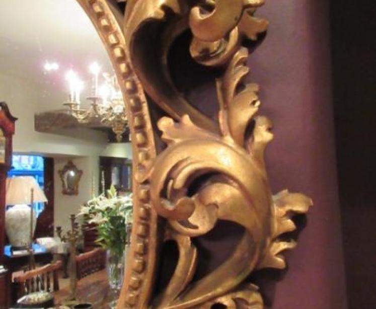 Superb 19th Century Timber Gilt Rococo Mirror - Image 5