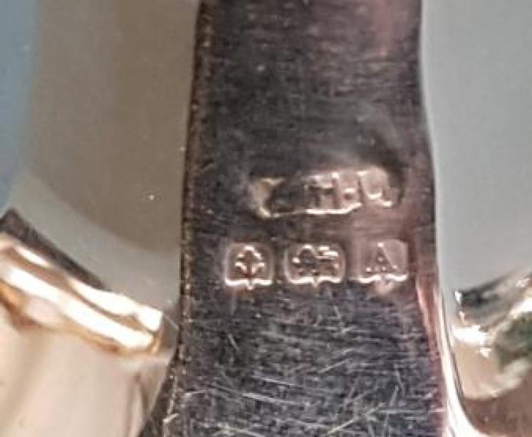 George V Silver Three Piece Cruet - Image 6