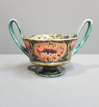 Early Moorcroft Cornflower Twin Handle Vase