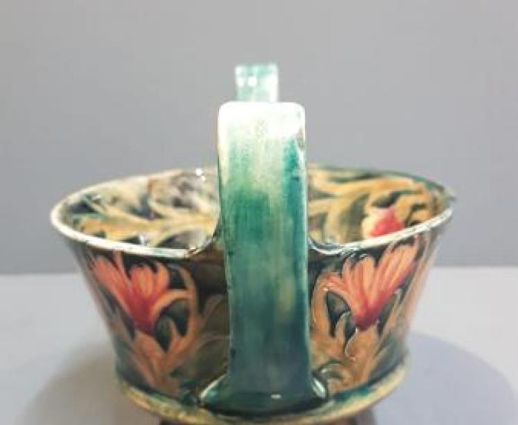 Early Moorcroft Cornflower Twin Handle Vase - Image 6