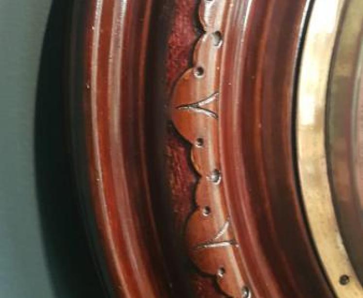 Large Aneroid Wheel Barometer - Image 5