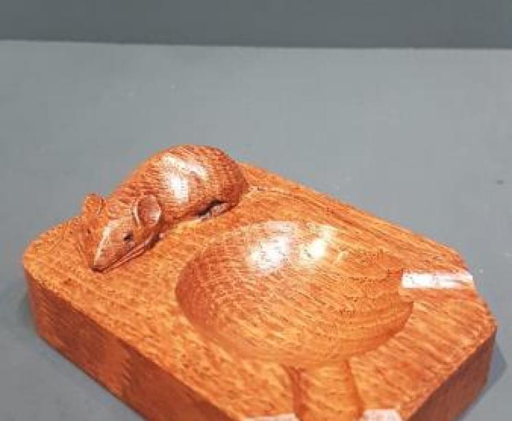 Thompsons of Kilburn Mouseman Ashtray - Image 1