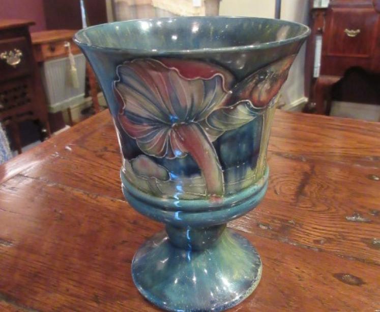 Superb Pair of Moorcroft Claremont Liberty's Vases - Image 2