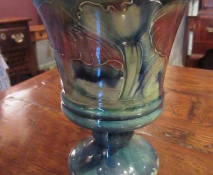 Superb Pair of Moorcroft Claremont Liberty's Vases - Image 4