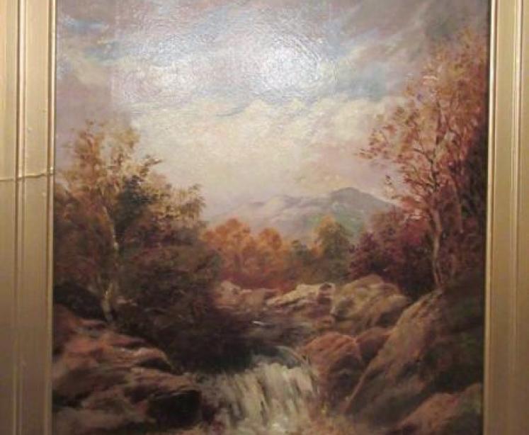 Fine 19th Century William Mellor Oil on Canvas  - Image 2