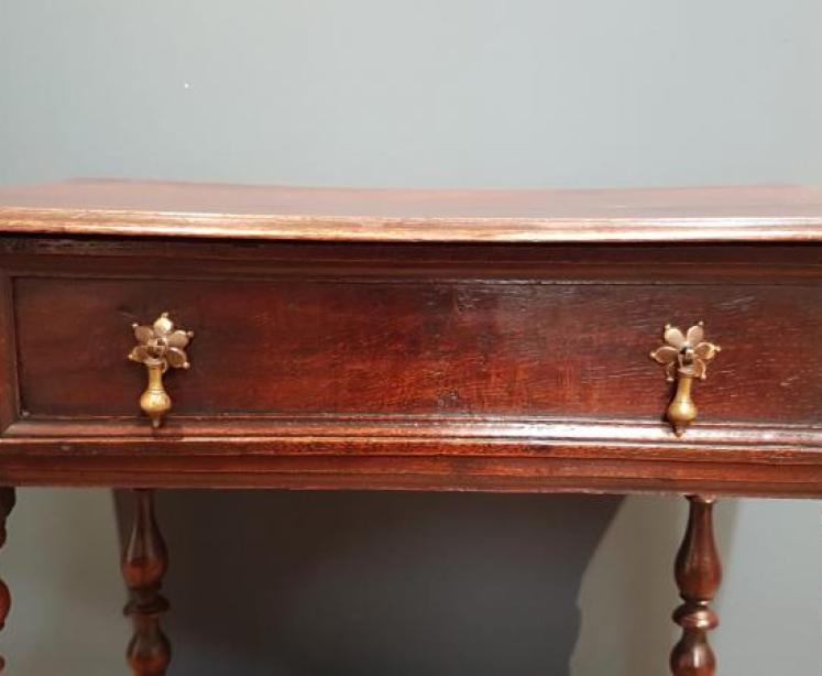 George II Oak Single Drawer Side Table - Image 4