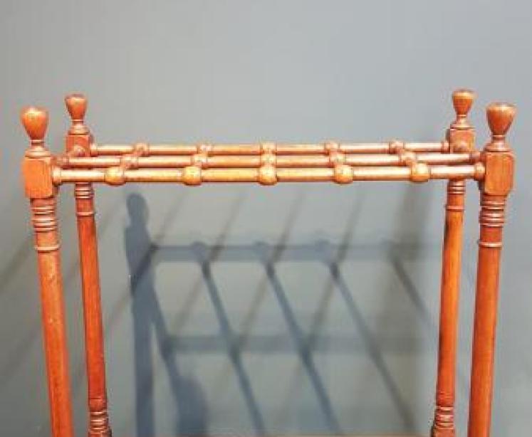 Victorian Walnut Country House Stick Stand - Image 1