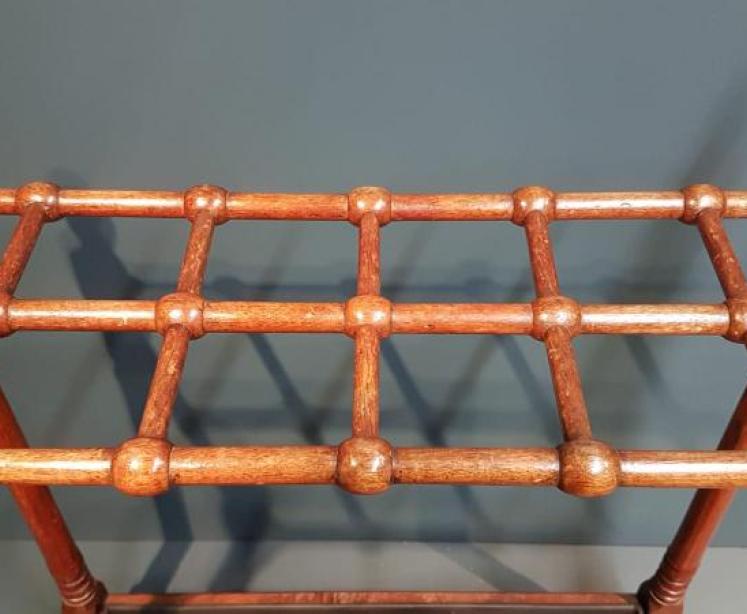 Victorian Walnut Country House Stick Stand - Image 3