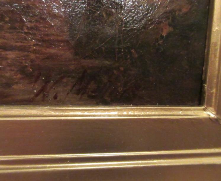 Fine 19th Century William Mellor Oil on Canvas  - Image 3