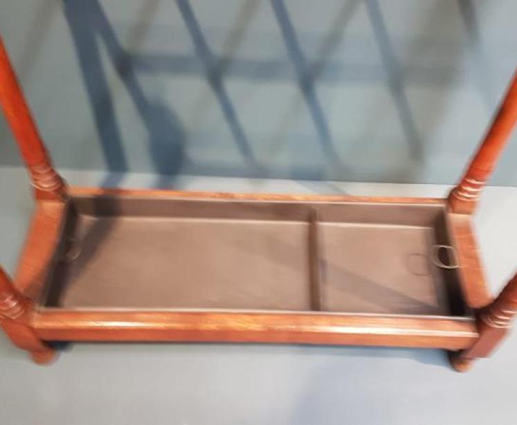 Victorian Walnut Country House Stick Stand - Image 5