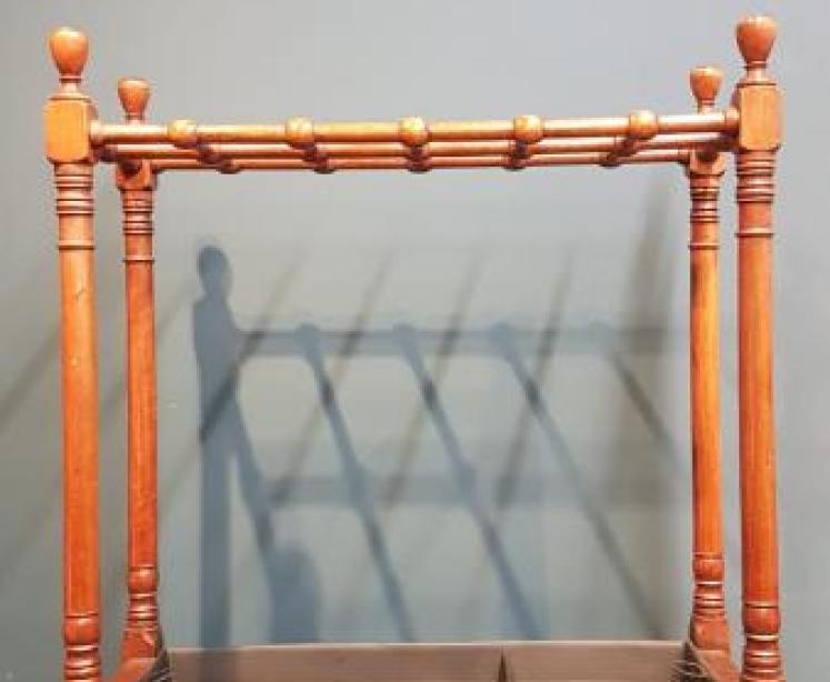 Victorian Walnut Country House Stick Stand - Image 6