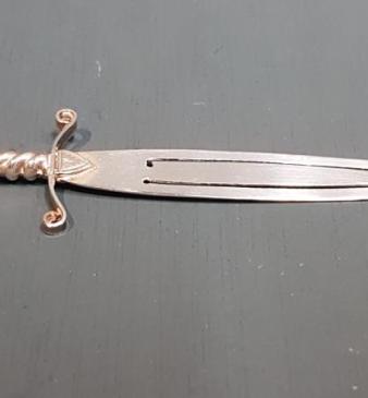 Silver Dagger Bookmark