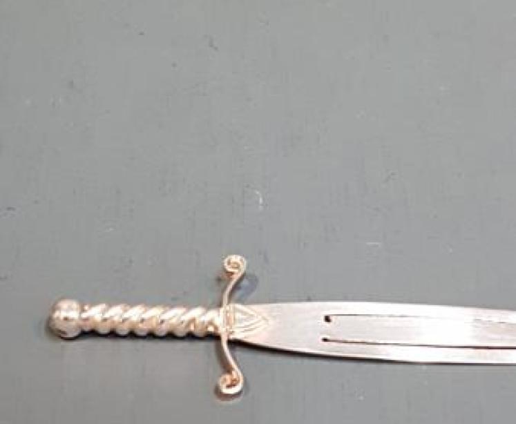 Silver Dagger Bookmark - Image 5