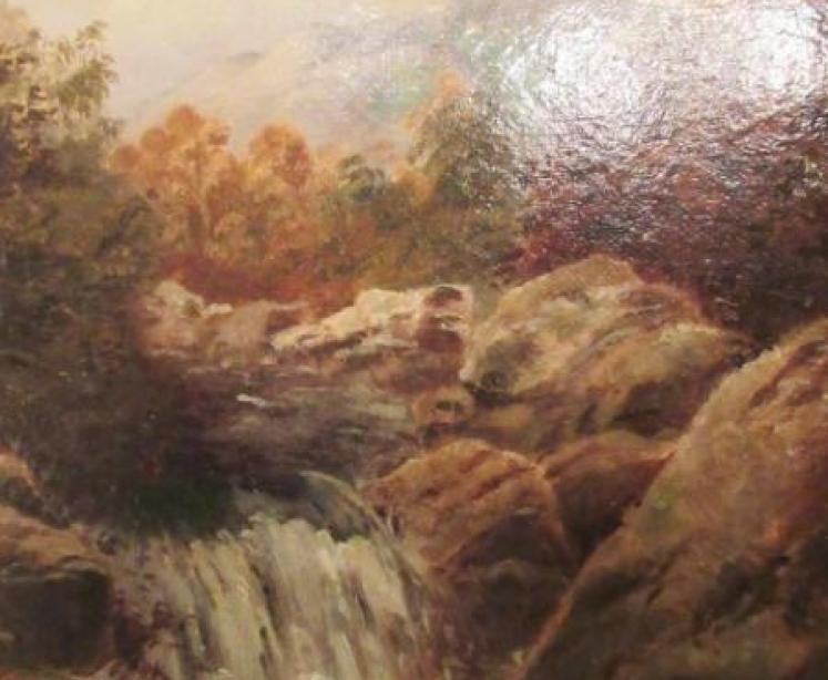 Fine 19th Century William Mellor Oil on Canvas  - Image 4