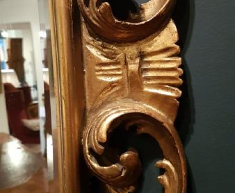 Late Victorian Timber Gilt Mirror - Image 3
