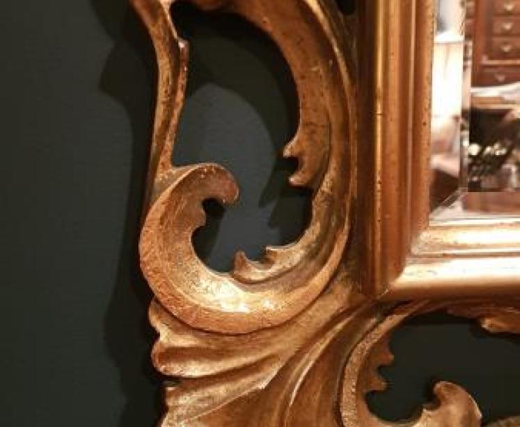 Late Victorian Timber Gilt Mirror - Image 4