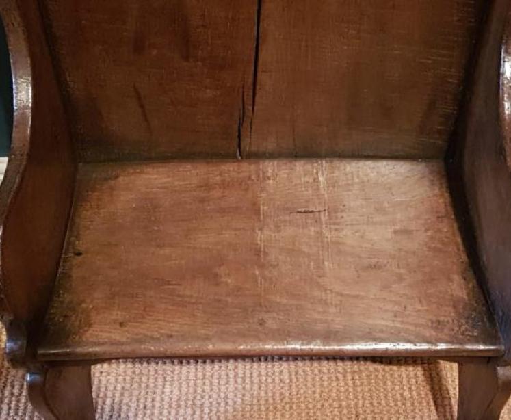 Small Period Oak Fireside Settle  - Image 4