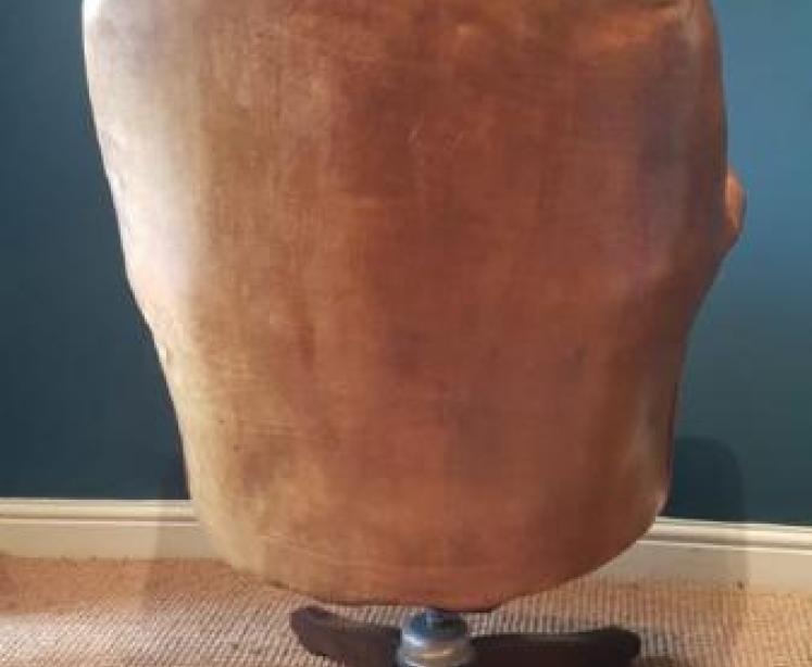 Leather Button Back Revolving Chair - Image 6