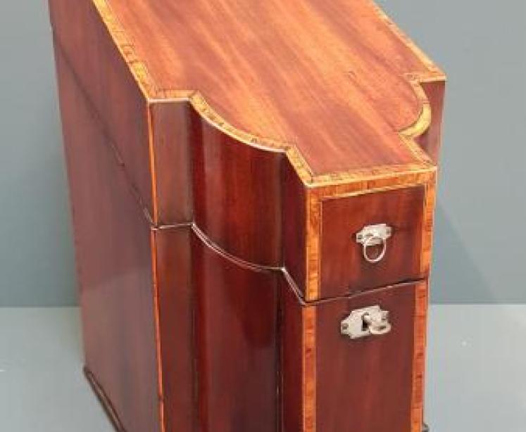 George III Mahogany Knife Box - Image 4