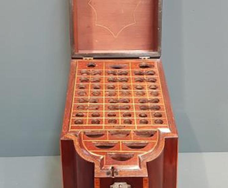 George III Mahogany Knife Box - Image 7