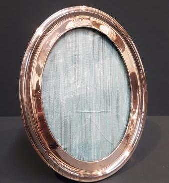 Edwardian Oval Silver Photo Frame