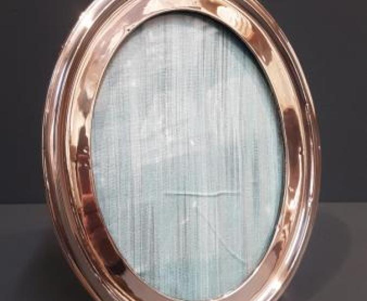 Edwardian Oval Silver Photo Frame - Image 1